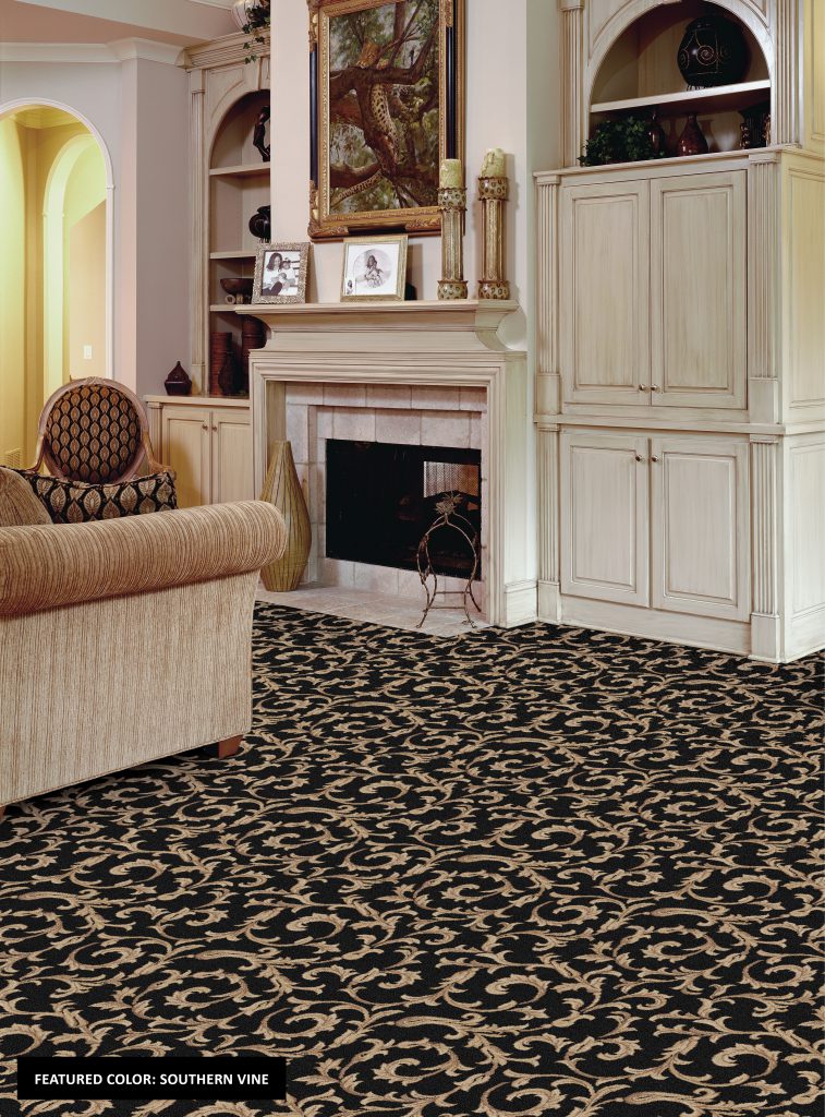 French-Scroll-Southern-Vine-Room Kane Carpet