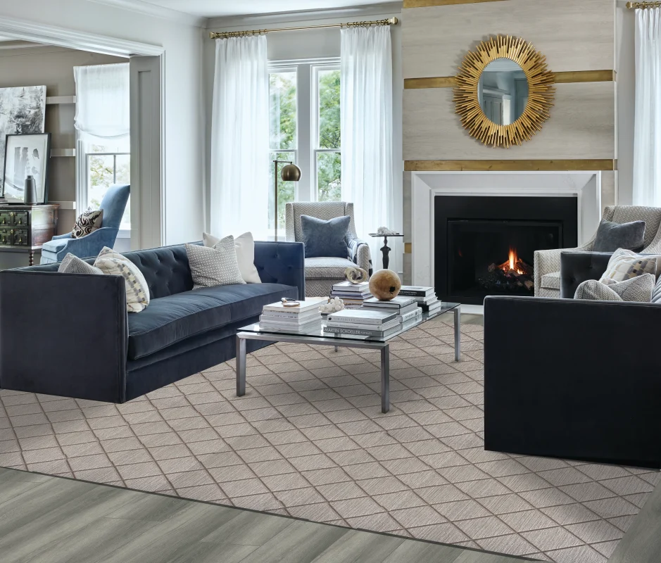 Diamond Pattern Carpet
