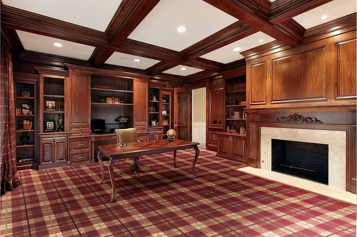 Grand Tartan Carpet -red-nourison room
