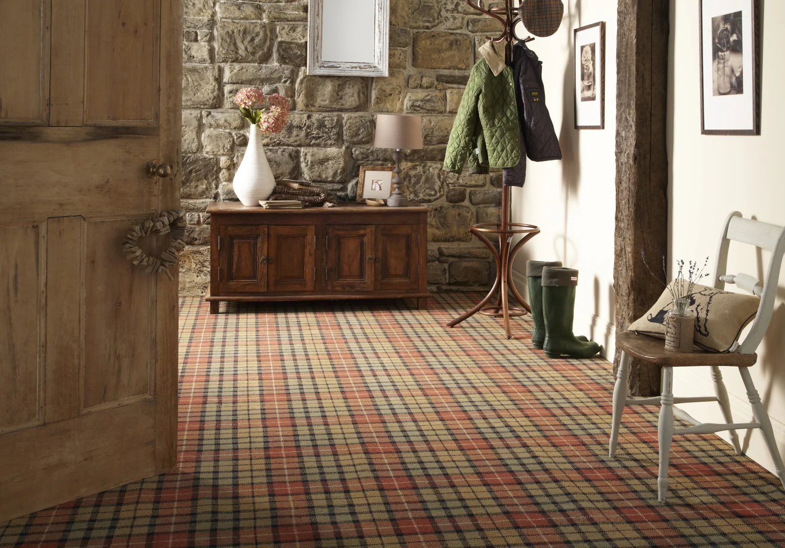 weatherd-buchanan-tartan-plaid-axminster-carpet luxury high end